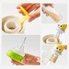 5-In-1 Multi-functional Cup Cleaning Brush Cartoon Boot Long Handle Silicone Brush Baby Bottle Cup