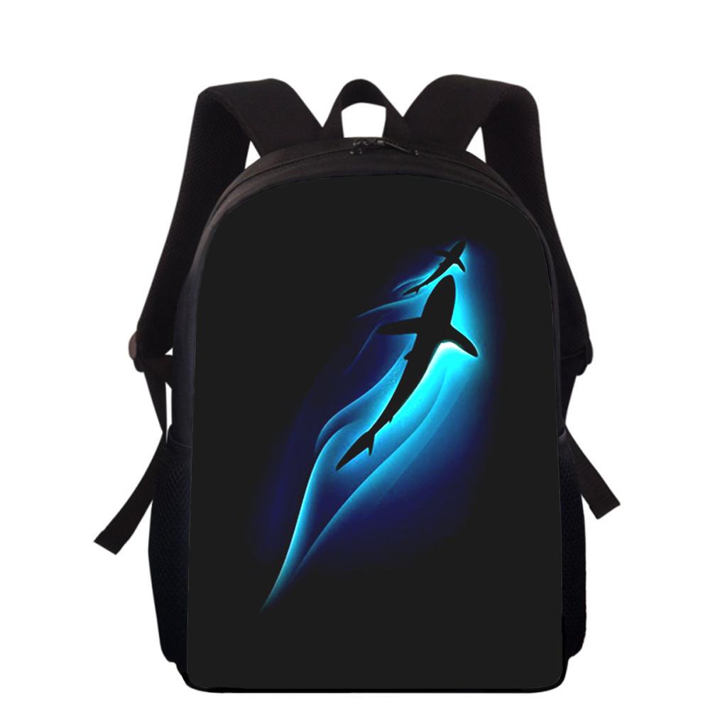 Dolphin Animal 16" 3D Print Kids Backpack Primary School Bags for Boys Girls Back Pack Students School Book Bags
