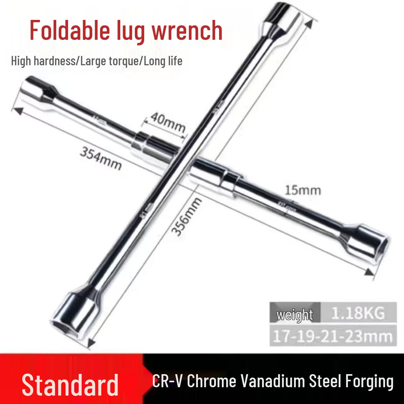 

Effort-Saving Universal Car Tire Socket Wrench