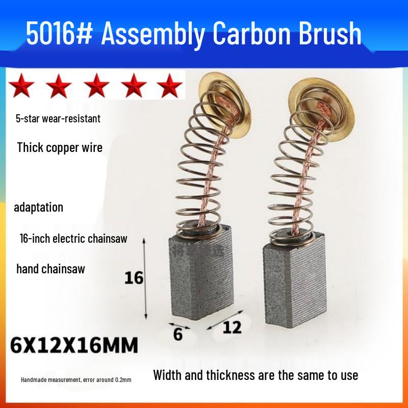 Durable Carbon Brush Set for Grinders, Drill, Hammer, Polisher, Cutter, and Picker Tools