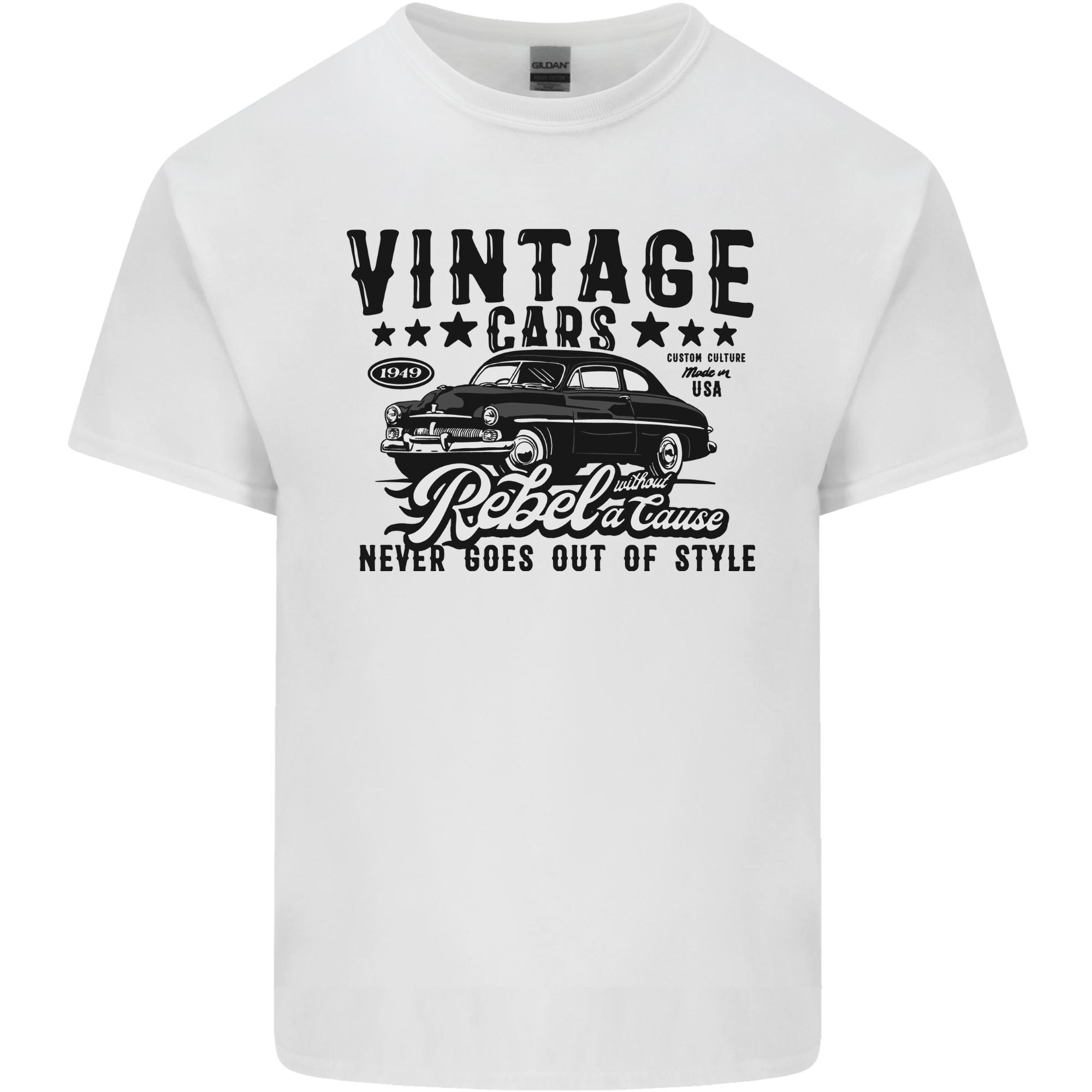 Vintage Cars Rebel Without a Cause USA Unisexs Light Cotton TShirt S