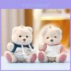 Plush Bear Toy Cute Cartoon Animal Keychain With Soft Pp Cotton For Girls Gift And Bag Decoration