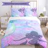 Mermaid 3pcs Bedding Set Duvet Cover Closure Includes 1 Duvet Cover & 2 Pillowcases for All Seasons Bedroom Home Dorm Decor