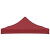vidaXL Partyzelt-Dach 3x3 m Burgunderrot 270 g/m²