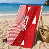 Asciugamano da Spiaggia con Stemma del Middlesbrough Football Club, Asciugamano da Spiaggia in Microfibra, Leggero e Asciugatura Rapida, per Viaggi Estivi, Piscina, Regalo di Compleanno per Fan