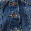 Women's Y2K Vintage Sleeveless Denim Jackets Ripped Lapel Neck Button Down Denim Vest  with Pockets