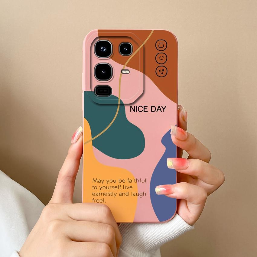 Cover Case For Infinix Note 50 Pro Plus 50S 50X Beautiful Plaid Pattern Soft Liquid Silicone High Quality Screen Protector For Infinix Anti Fall Shell