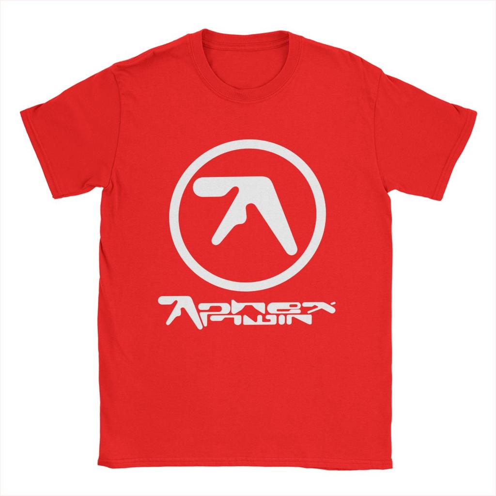 Aphex Twin T Shirt for Men Pure Cotton Vintage T-Shirts Crew Neck Tees Short Sleeve Clothing Birthday Gift