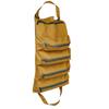 Foldable Tool Organizer 4 Zipper Pockets Car Seat Backrest Storage Mesh Bag Small Portable Durable Handheld Canvas Bag