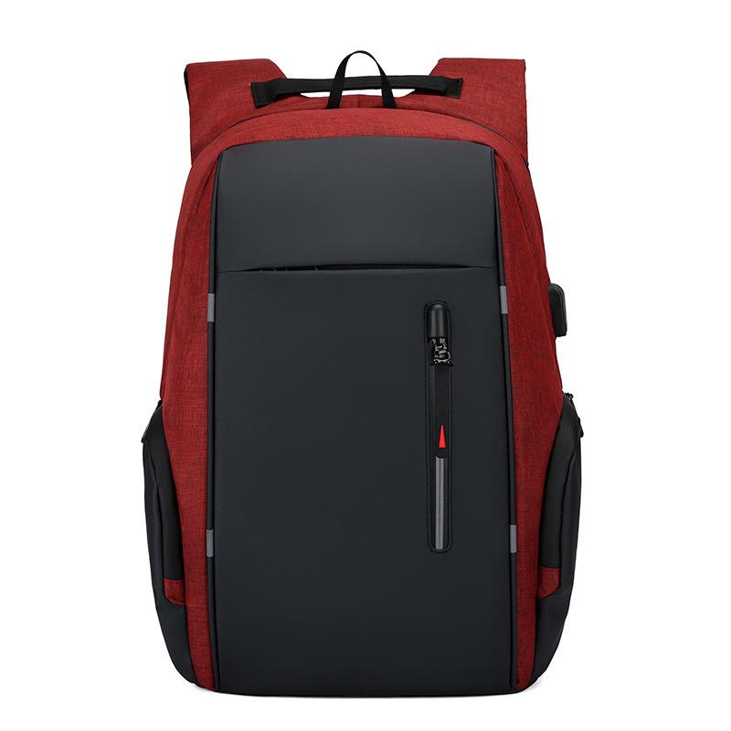 Men's Multi-Function Business Backpack with USB & Laptop Compartment