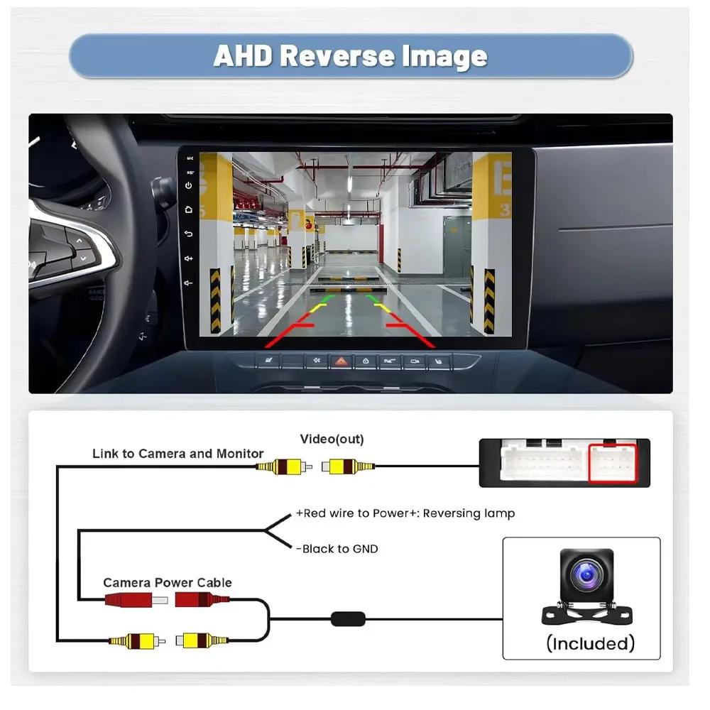 For 2010-2015 Fiat Doblo: 9-inch Android 14 In-Car Navigation System Built-in with CarPlay + Android Auto / 4+64GB