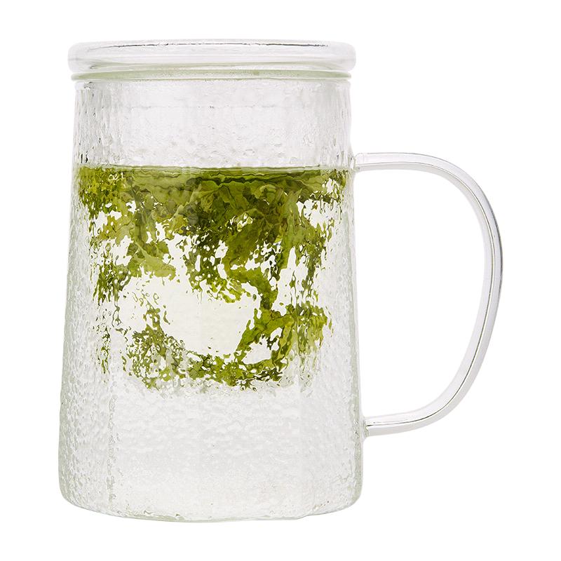 

Handcrafted Glass Tea Infuser Mug