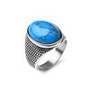 Men's/Women Many Gemstone Style 316LStainless Steel Onyx Scale Texture Rings Classic Fashion Trend Jewelry High Quality Product