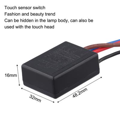 LD 600S EU Dokunmatik Dimmer Anahtarı 0 3A/0 8A Nominal Akım Siyah Renk PVC+Bakır Malzeme TUV/EMC/CE/SAA Onaylı