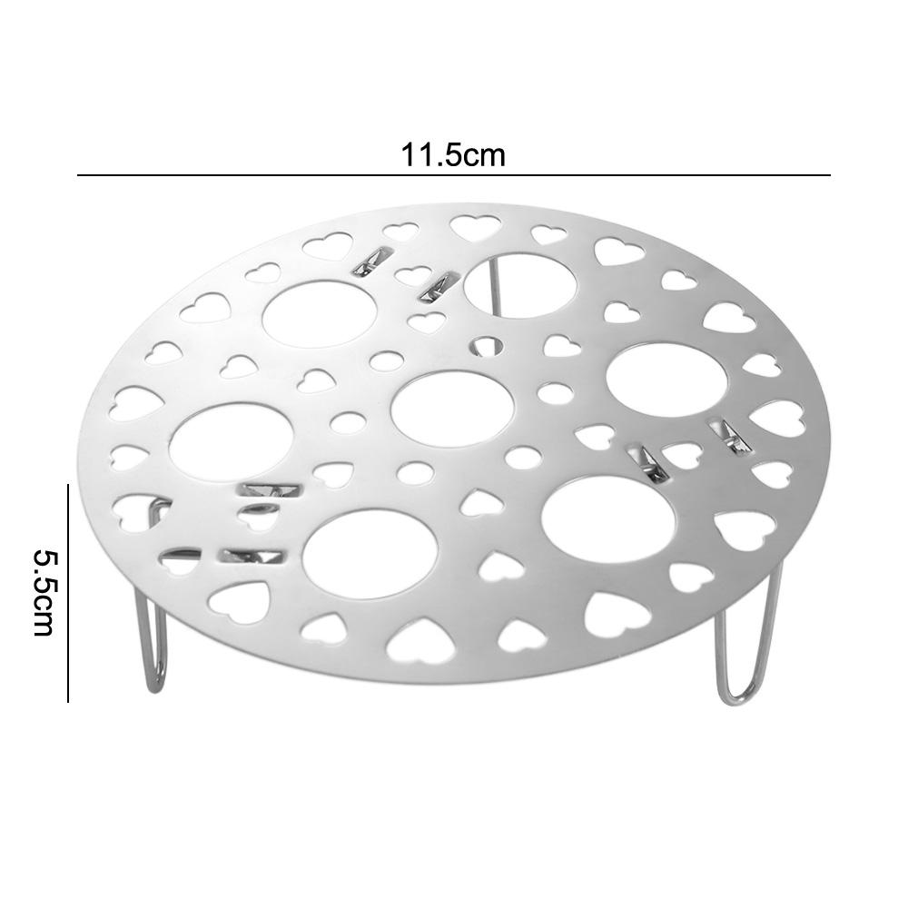 Stainless Steel Steamed Egg Rack Folding Steam Grid Egg Steamer  High Pressure Boiler