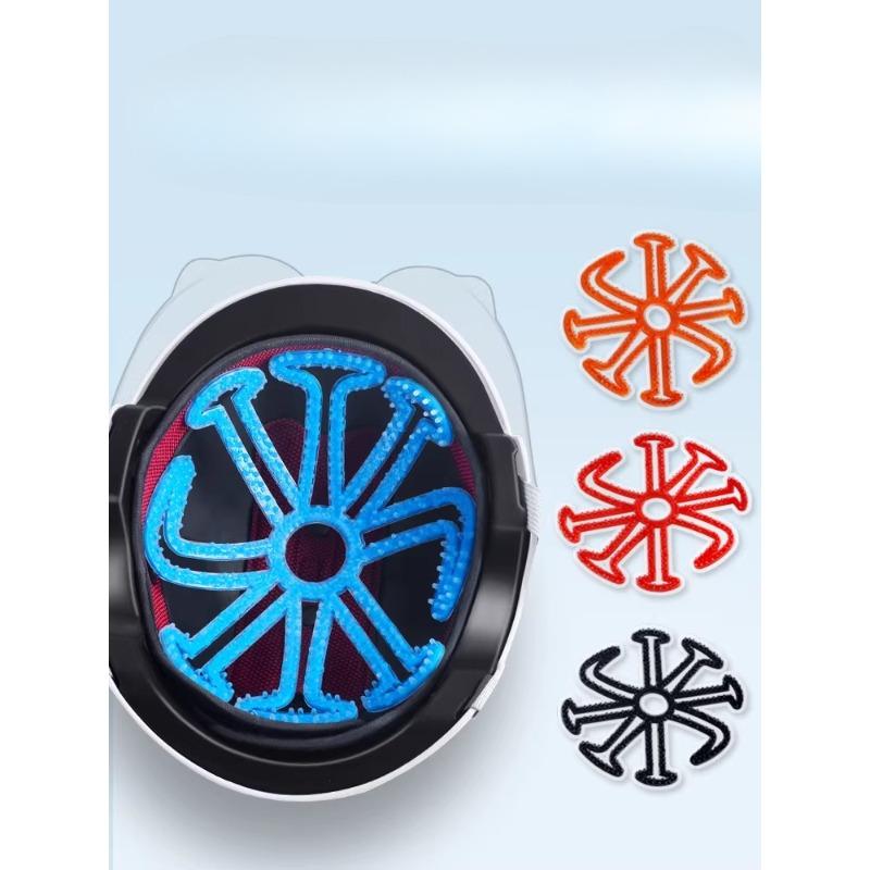 Helmet Anti-pressure Hairstyle Helmet Inner Lining Half Helmet No Hair Compression Silicone Pad Protection Gadget No Hairstyle Compression