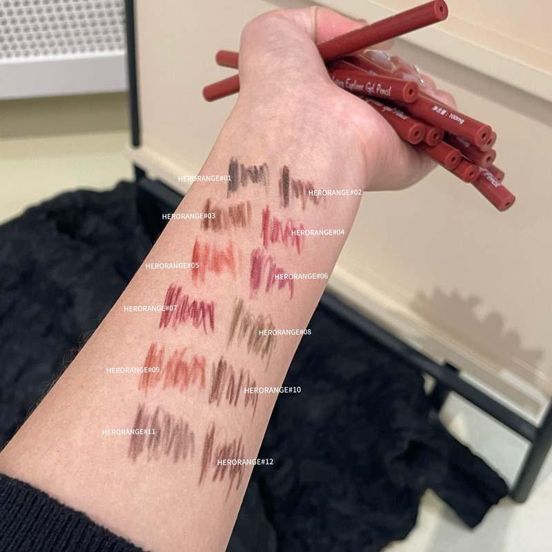 KuaJing Ink Wing Waterproof Long-Lasting Smooth Eyeliner Gel Pencil - No Smudge, Sweatproof, Beginner-Friendly.