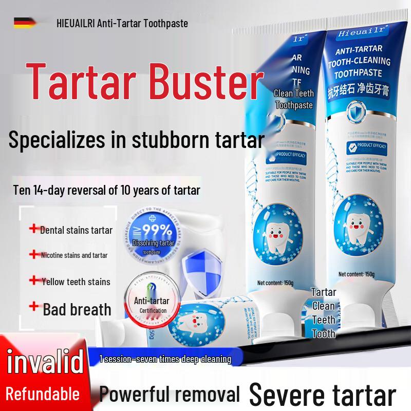HIEUAILR Anti-Tartar Whitening Toothpaste