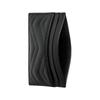Gucci GG Marmont brand logo embossed herringbone leather card holder regular women's black