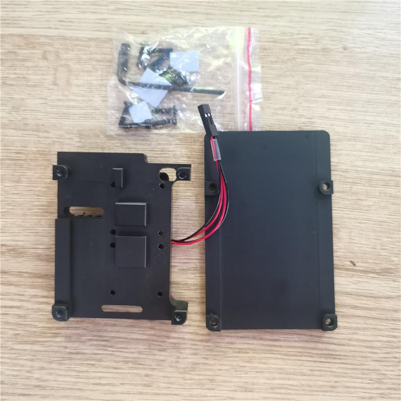 Raspberry Pi 4 Model B Aluminum Alloy Dual-Fan Heatsink Case