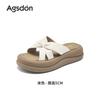 Augustine Slippers Women's Outer Wear Summer 2025 New Thick-soled Huge Good-looking, Not Tired, Sandals Are Beautiful with Skirts