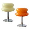 Glass Macaron Table Lamp Kids Bedside Lamp USB Three Color Dimmable Table Lamps for Bedroom