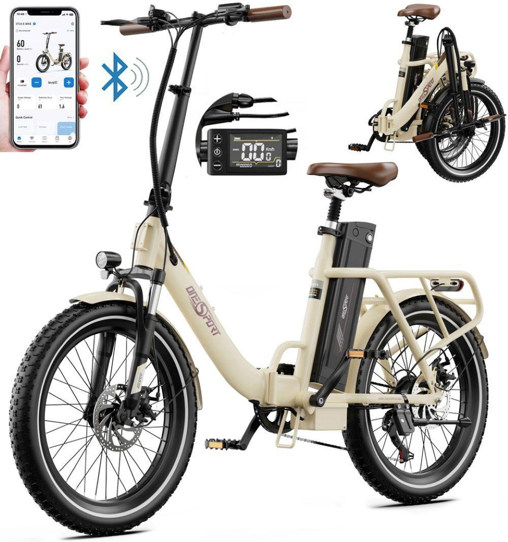Salokāms elektriskais velosipēds ONESPORT OT16-2, 250W