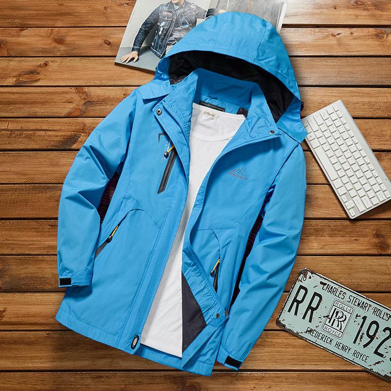 

Куртка для активного отдыха для мужчин и женщин, однослойная тонкая дышащая куртка, водонепроницаемая и ветрозащитная, для альпинизма на все сезоны 4XL