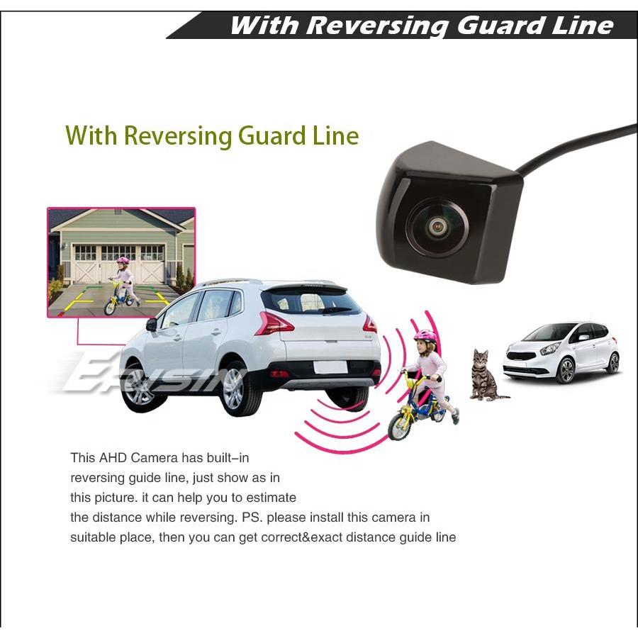 EU Stock Hot Selling Erisin ES586 AHD 1080P High Resolution Guide Line Car Rear View Camera for NTSC/PAL CVBS Camera GPS Radio