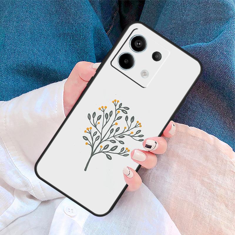 Purple Background Pattern Cover For Xiaomi Redmi Note 14 Pro 13 12 11 9 10 9S 10S 11S 12S Redmi 10C 12C 13C 14C Case