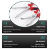 Red and Black Non-slip Glow Plug Pliers for Easy Car Repair