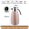 304 Stainless Steel Insulated Teapot Thermos Flask, Large Capacity 24-Hour Hot Water Bottle
