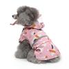 Lightweight Waterproof Rainwear Small To Large Dogs and Puppies Ponchos Hood Reflective Strip Rainwear with Hood