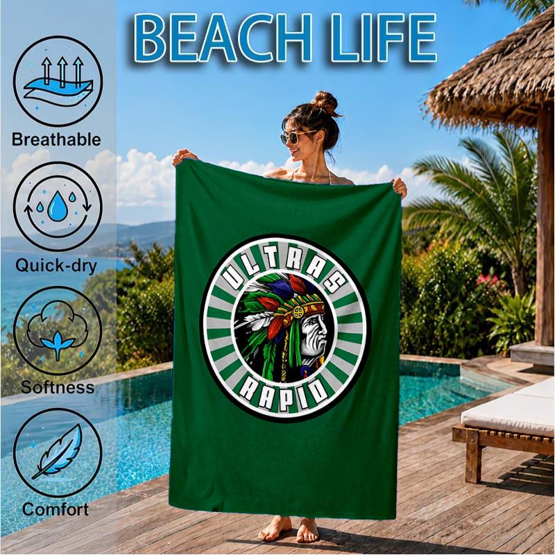 Asciugamano da Spiaggia Native Spirit Rapid Ultras, Asciugatura Rapida, Facile da Curare, Adatto sia per il Fitness che per le Vacanze al Mare, Essenziale per lo Sport