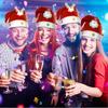 Light Kids Led  Adult Christmas Hat Santa Claus Snowman Reindeer Cap Xmas Gifts