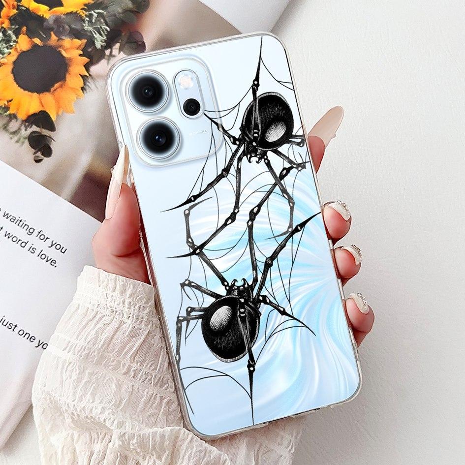 For Cover OPPO Reno 14F 2025 Case Reno14F Popular Bamboo Bowknot Soft Silicone Clear TPU Bumper For OPPO Reno14 F CPH2743 Shells