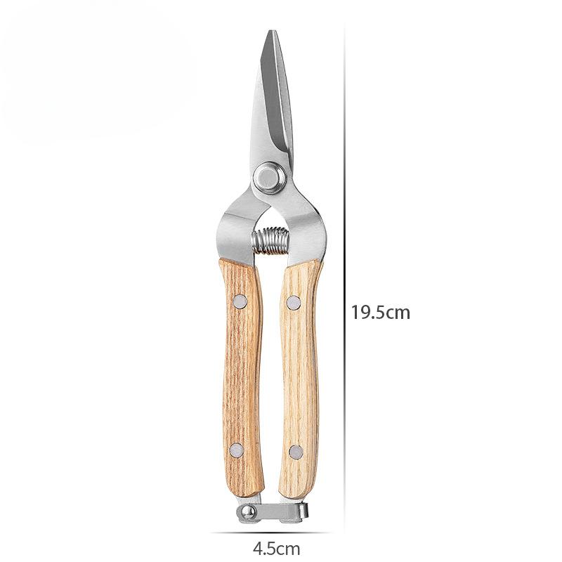 Holzmaserung Griff Gartenschere Blumenschere Zweigschere Obstschere Multifunktionale Ellbogenschere Gartenwerkzeuge