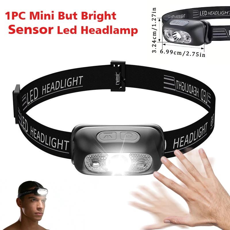 00LM Headlamp Super Powerful Flashlights EDC LED Flashlight Portable Lights USB Rechargeable Lamp for Outdoor Camping Hiking