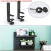 Punch-free Hole Board Vertical Desktop Wall Hanging Office Desk Storage Shelf Reading Room Desktop Kitchen Bathroom Storage Rack