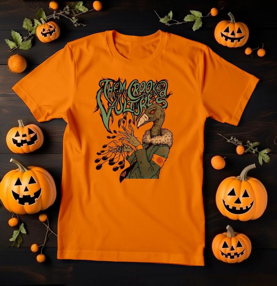 

Them Crooked Vultures Концертный тур группы Унисекс Взрослая Подарочная Футболка UU4 XL