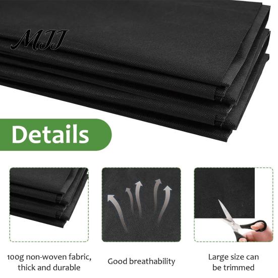 Cuttable Garden Bed Liner Raised Liner, Keeps Soil Contained and Water Drainage, Breathable Heavy Duty Fabric Planter Box Non Woven Plant for