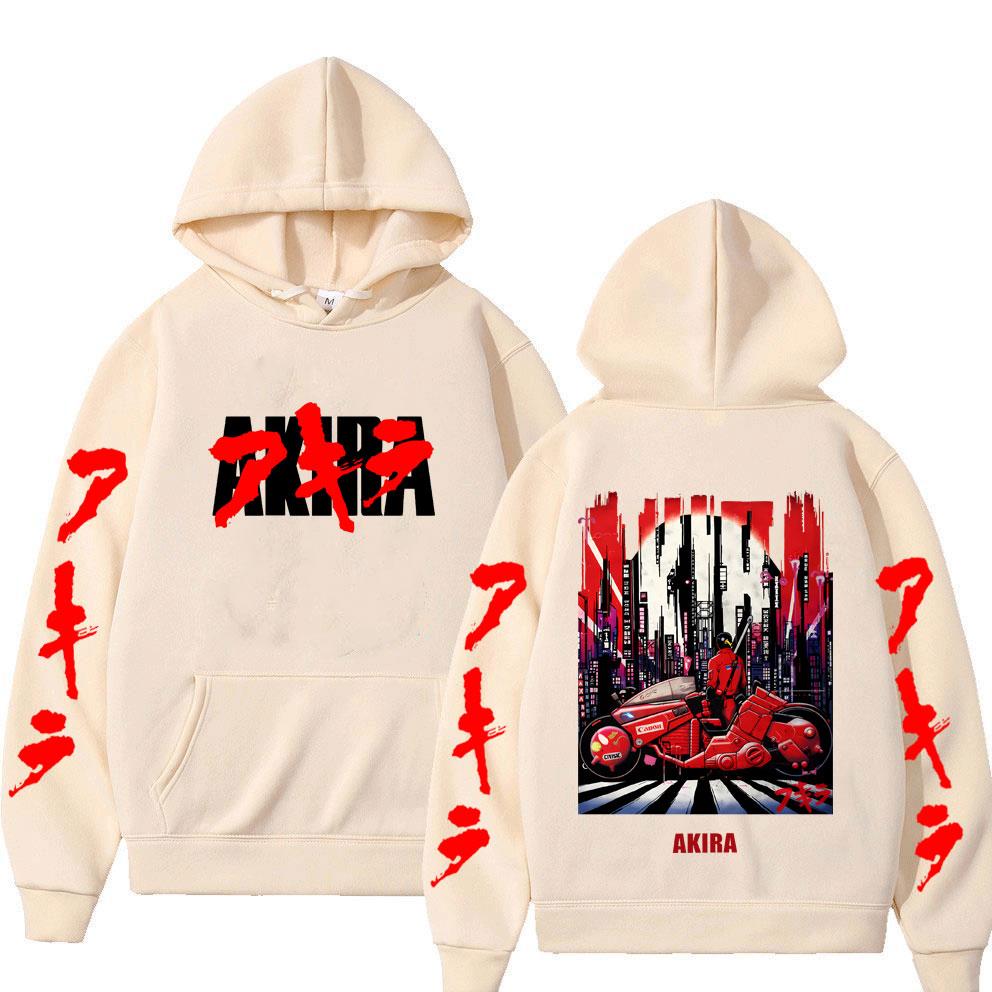 2026 Akira Anime Hoodie Unisex Neo Tokyo Biker Graphic Pullover Sweatshirt Classic Cyberpunk Manga Fan Men Women Casual Street Tops