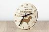 Dachshund Wire-haired, Wiener dog, Badger dog - clock with dog, wooden clock with engraving, personalised clock by Art-Dog