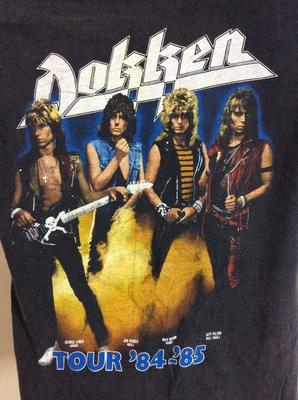 T-shirt de concert Dokken Tooth And Nail Vintage 1984 1985 B051