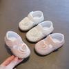 2023 Baby Girl Princess Shoes: Soft Sole Leather, Square Toe, Spring & Autumn Walking Shoes