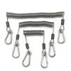 Elastic Coil Climbing Buckle Rope Lockable Retention Fishing Rope  Flying Training