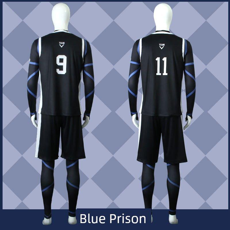 Blue Prison Anime Cosplay Costumes for Isagi Yoichi, Hyouka, Chigiri Hyoma, and Rensuke