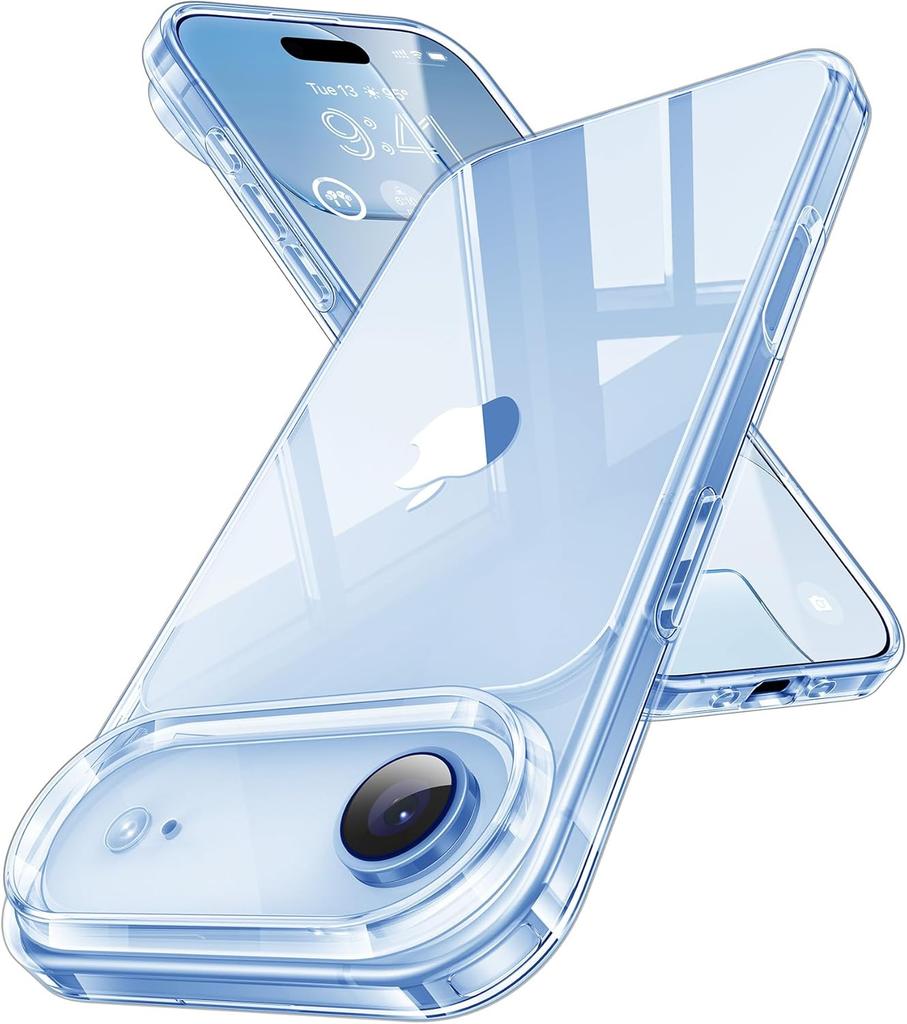 Shockproof Case for iPhone 17 Air Case Hybird Acrylic Clear Case for iPhone 17 Pro Max Soft Silicone edge Back Cover Fundas Capa