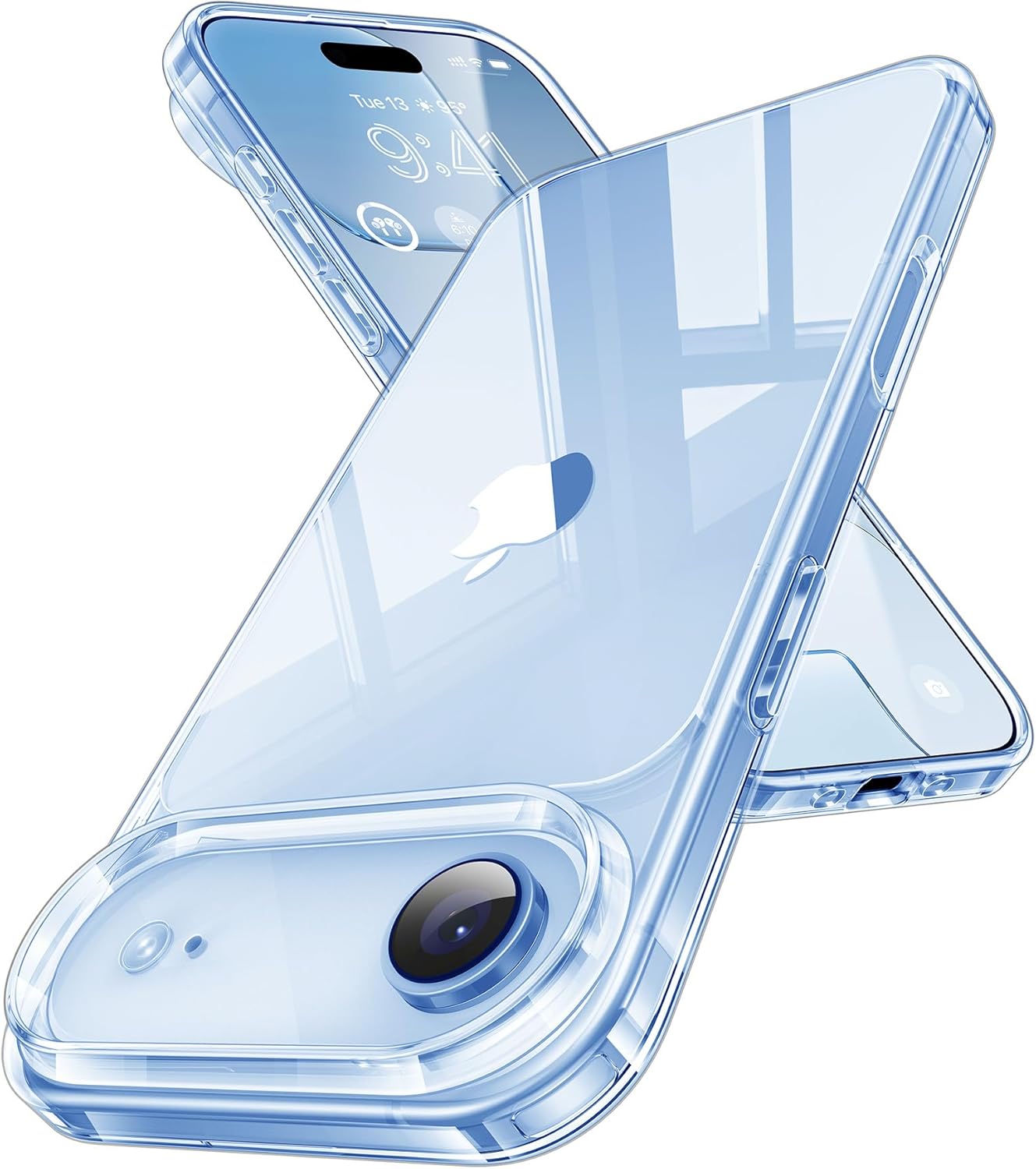 Shockproof Case for iPhone 17 Air Case Hybird Acrylic Clear Case for iPhone 17 Pro Max Soft Silicone edge Back Cover Fundas Capa iPhone Air