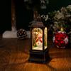 2026 Luminous Christmas Snowfall Lantern: Retro Oil Lamp Desktop Ornament & Festive Gift